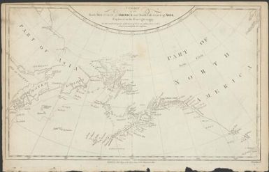 A chart of the north west of America and north east coast of Asia explored in the years 1778 & 1779 : NB., the unshaded parts of the coast of Asia are taken from a M.S. chart received from the Russians / Conder, sc