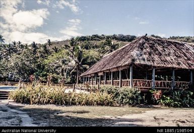 Fiji - traditional-style long building