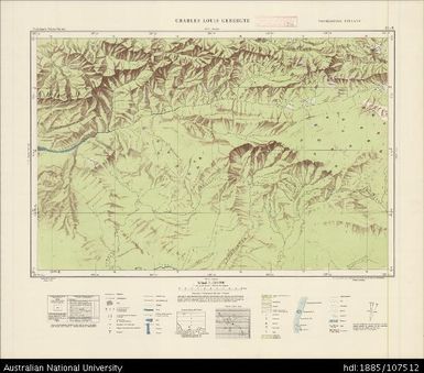 Indonesia, Western New Guinea, Charles Louis Gebergte, Series: Nederlands-Nieuw-Guinea, Sheet 17-N, 1956, 1:100 000