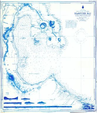 [German nautical charts of German New Guinea, Micronesia, Samoa and Kiautschou]: Stiller Ozean. Bismarck-Archipel. New Pommern. Blanche Bai. (Sheet 137)