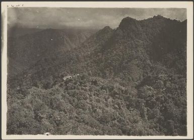 The heart of Papua, looking from Dilava to Mt Davidson, Papua New Guinea, ca. 1922 / Frank Hurley