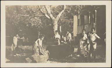 Church drums at Rukua, August 1929