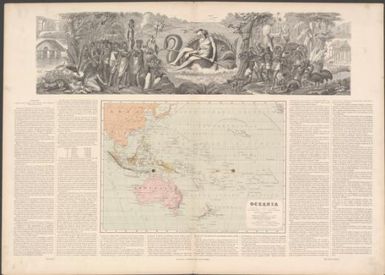 Oceania / dibujado J.P. Morales por grabado Otto Neussel