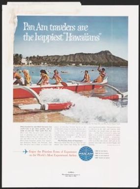 Pan Am travelers are the happiest "Hawaiians"