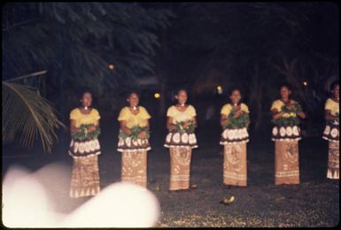 Fijian dancers, 1974