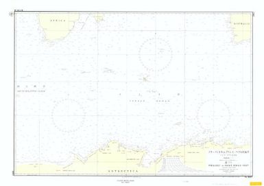 [Japan nautical charts].: Fremantle to Prince Harald Coast. Including Cape Town. (Sheet 3901)