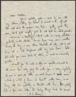 Ernest I. Thomas, Jr. letter to his mother, Martha Thorton Thomas, September 29, 1944