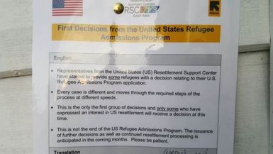 Manus, Nauru refugees waiting on decision of US resettlement