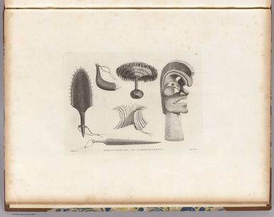 Various articles, at the Sandwich Islands. J. Webber del. J. Record sculpt. (London, G. Nicol and T. Cadell, 1785)