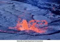 Small lava fountain 2
