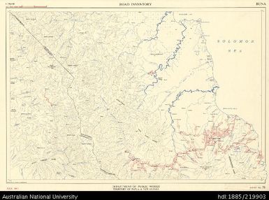 Papua New Guinea, Buna, Road Inventory Series, Sheet 28, 1:250 000, 1967