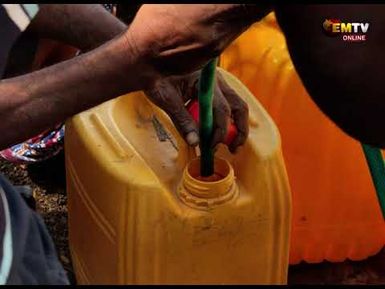 COMMUNITY RECEIVES WATER
