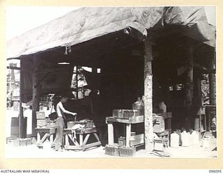 TOROKINA, BOUGAINVILLE. 1945-09-07. THE ELECTRICAL SHOP, 126 BRIGADE WORKSHOP