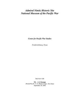 Oral History Interview with J. J. Knaupp, September 28, 2002