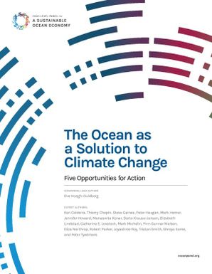 The ocean as a solution to climate change.