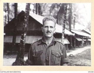 JACQUINOT BAY, NEW BRITAIN, 1945-06-16. CPL A.T. BERMINGHAM, FIELD SECURITY SERVICE, HQ 5 DIVISION