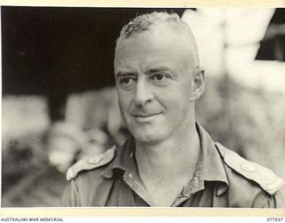 SWAN BEACH, JACQUINOT BAY, NEW BRITAIN. 1944-12-10. VX111102 LIEUTENANT-COLONEL D. ZACHARIN, COMMANDING OFFICER, 2ND FIELD AMBULANCE ATTACHED TO THE 13TH INFANTRY BRIGADE