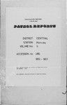 Patrol Reports. Central District, Kairuku, 1956-1957