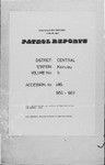 Patrol Reports. Central District, Kairuku, 1956-1957