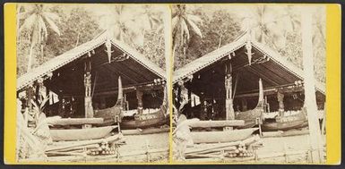 Canoe Shed at Makira, San Christoval [Christobal], Solomon Group