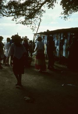 Cruise ship day, Nuku'alofa, June 1984