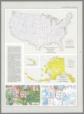 1:250,000-Scale topographic maps, status as of July 1, 1969 : [United States] / adapted from U. S. Geological Survey, Index to national topographic maps, 1:250,000 series, Washington, July 1, 1969 -- 1:250,000-Scale topographic maps, status as of July 1, 1969 : Hawaii -- 1:250,000-Scale topographic maps, status as of August 1969 : Alaska / adapted from U. S. Geological Survey, Index to topographic maps of Alaska, Washington, Aug. 1969 -- Topographic map : [Fife Lake State Forest] -- Planimetric map : [Fife Lake State Forest].