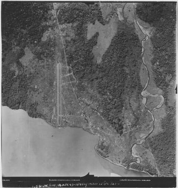 [Aerial photographs relating to the Japanese occupation of Lae, Papua New Guinea, 1943] (80)