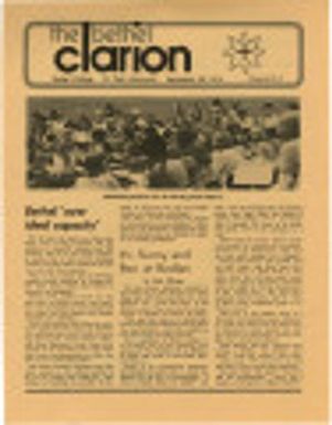 Clarion 1974-09-20 Vol 50 No 02; The Bethel Clarion