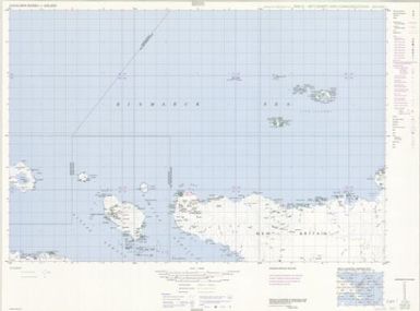 Papua New Guinea 1:500 000 settlement and communication (Sheet PNG  12)