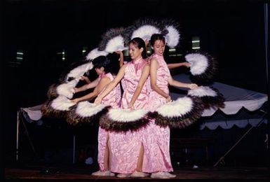 South Pacific Festival of the Arts, Apia, 1996. Fan dance