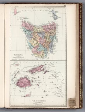 88. Tasmania -- Fiji Archipelago. London: Edward Stanford, 55 Charing Cross, S.W. Stanford's Geogl. Estabt.