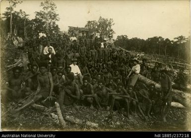 A settler, his 'boys', and Sunday visitors