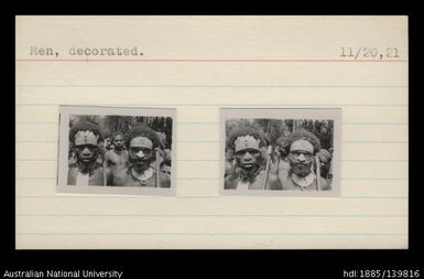 Men, decorated