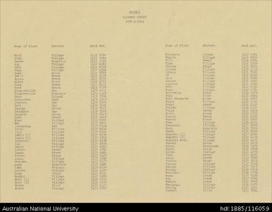 Papua New Guinea, Equatorial New Guinea, Vanimo (Index), 4 Mile Strategic series, Sheet 2077, 1944