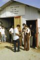 Federated States of Micronesia, people in security line at Yap Island airport