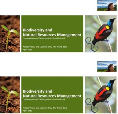 PLP-ESS Module 20: Managing Development Risks & Impacts on Biodiversity & Protected Areas in Pacific