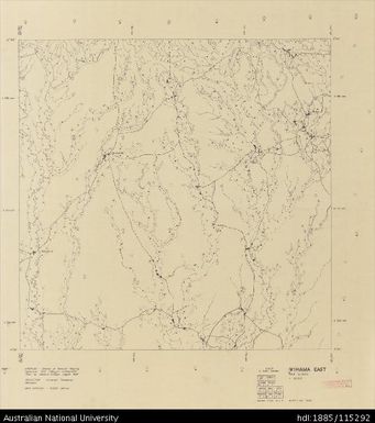 Papua New Guinea, Wihama East, Sheet NMP-59-009, 1:40 000, 1959