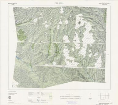 New Guinea preliminary detail plot, 1:50,000 (sheet 25)