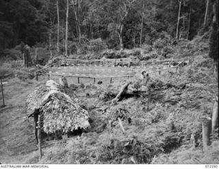 EORA CREEK, NEW GUINEA. 1944-04-09. THE EORA CREEK WAR CEMETERY CONTAINING CASUALTIES MAINLY FROM THE 2/1ST INFANTRY BATTALION WHICH OCCURRED FROM THE 1942-10-28/22. THE GRAVES WERE LATER ..