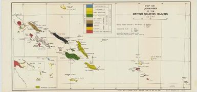 Languages of the British Solomon Islands (Map no.1)