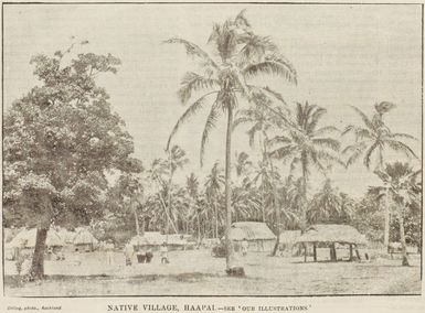 Native village in Ha'apai