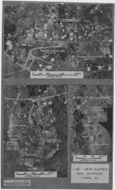 [Aerial photographs relating to the Japanese occupation and defense areas in Lae, Papua New Guinea, 1943] (132)