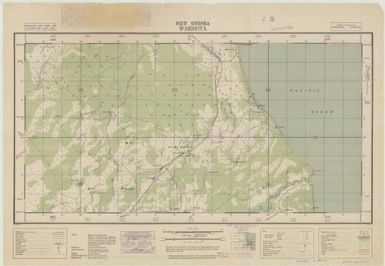 New Guinea 1:25,000 series (Warisota , ed. , May 1944 printing)