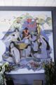 French Polynesia, mural in Papeete Airport