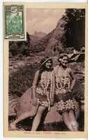 Natives du pays. - Tahiti. - Native girls