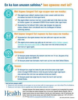 En ka kan unusen safeino. Iwe epwene met iei?