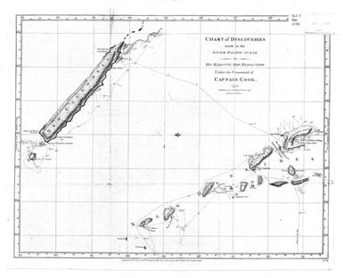 Chart of discoveries made in the South Pacific Ocean [New Caledonia - New Hebrides]