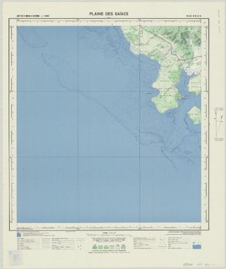 Carte de la Nouvelle Caledonie 150 000: Plaine des Gaïacs