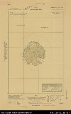 Papua New Guinea, Northeast New Guinea, Bagabag Island, Provisional map, Sheet B55/2, 1257, 1943, 1:63 360