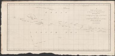 A chart of the islands discovered in the neighborhood of Otaheite in the course of several voyages round the world made by the Capns. Byron, Wallis, Carteret & Cook in the years 1765, 1767, 1769 / Whitchurch, sculp